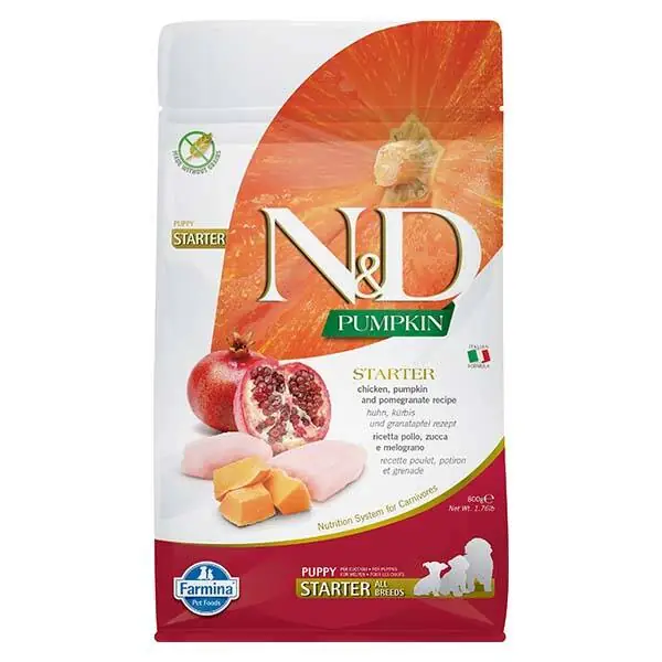 N&D Pumpkın Tahılsız Tavuk & Nar Sterter Puppy Tüm Irklar 800 Gr - 1