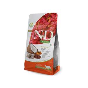 N&D Quinoa Skin&Coat Deri Sağlığı Destekli Ringa Balıklı ve Hindistan Cevizli Yetişkin Kedi Maması 1.5 kg