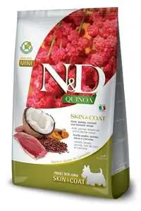 N&D Quinoa Skin&Coat Ördek Etli Mini Irk Köpek Maması 2.5 kg