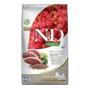 N&D Quinoa Ördek ve Brokoli Küçük Irk Kısır Köpek Maması 800 Gr