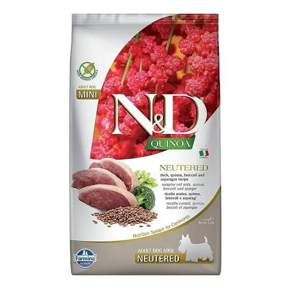 N&D Quinoa Ördek ve Brokoli Küçük Irk Kısır Köpek Maması 800 Gr - 1