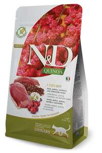 N&D Quinoa Urinary Sindirim Destekli Ördek Etli ve Kızılcıklı Yetişkin Kedi Maması 5 kg