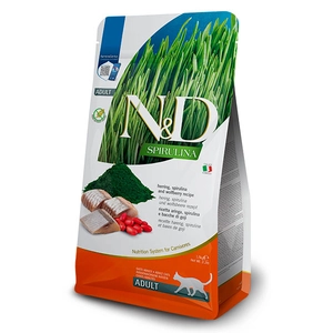 N&D Spirulina Ringa Balıklı Tahılsız Yetişkin Kedi Maması 1.5 kg
