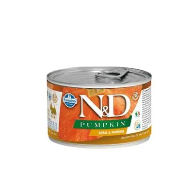 ND Tahılsız Balkabaklı Bıldırcınlı Köpek Konservesi 140 Gr - 1