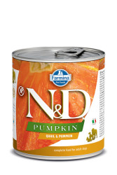 N&D Pumpkin Balkabaklı, Bıldırcın Etli Yetişkin Köpek Yaş Maması 285 gr - 1