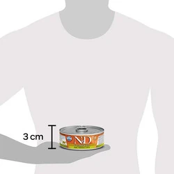 ND Tahılsız Balkabaklı Yaban Domuzu Elmalı Kedi Yaş Maması 80 GR - 2