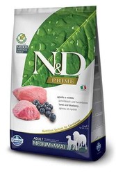 N&D Prime Tahılsız Kuzu Etli ve Yaban Mersinli Yetişkin Köpek Maması 2.5 kg - 1
