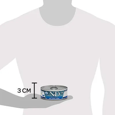 N&D Tahılsız Ocean Alabalık Somonlu Kedi Konservesi 70 GR - 3