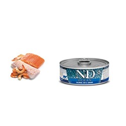 ND Tahılsız Ocean Somon Morina Balığı Ve Karidesli Kedi Yaş Maması 80 GR - 2