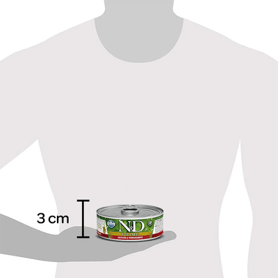 N&D Tahılsız Tavuk Narlı Yavru Kedi Yaş Maması 70 GR - 2