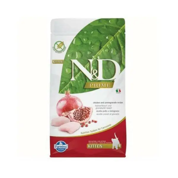 N&D Tahılsız Tavuklu Ve Narlı Yavru Kedi Maması 300 Gr - 1