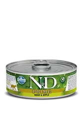 ND Tahılsız Yaban Domuzu Elmalı Kedi Yaş Maması 80 GR