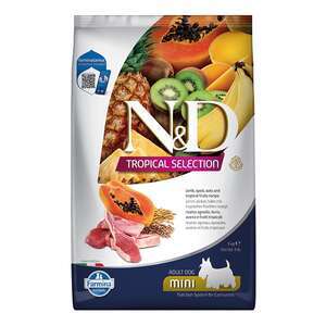 N&D Tropical Selection Kuzu Etli ve Tropikal Meyveli Küçük Irk Yetişkin Köpek Maması 5 kg
