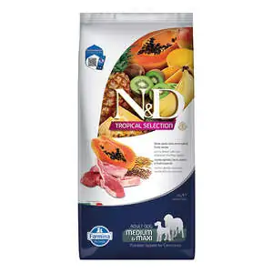 N&D Tropical Selection Kuzu Etli Yetişkin Köpek Maması 10 KG