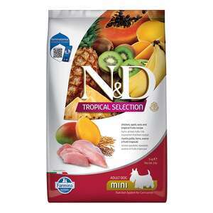 N&D Tropical Selection Tavuk Etli ve Tropikal Meyveli Küçük Irk Yetişkin Köpek Maması 5 kg