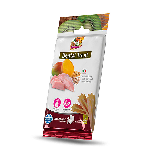 N&D Tropical Selection Tavuklu ve Tropikal Meyveli Küçük Irk Yetişkin Köpek Ödül Maması 100gr - 1