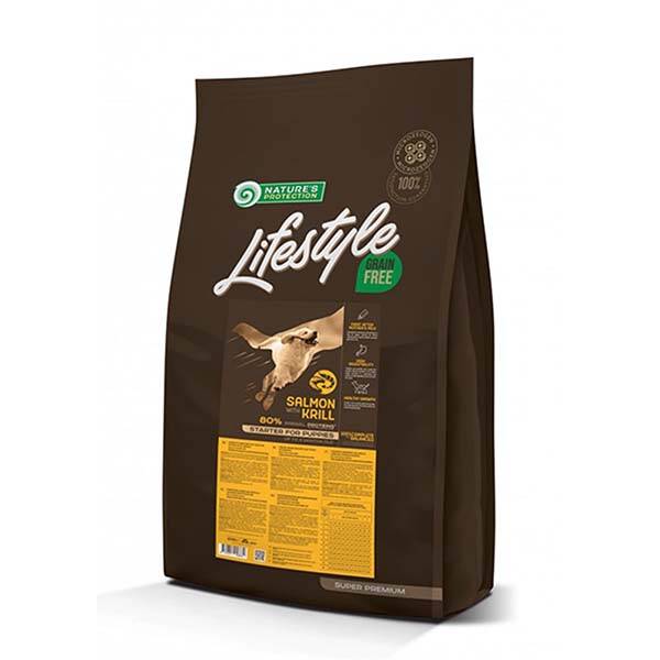 NP Lifestyle Tahılsız Somon ve Krill Starter Yavru Köpek Maması 10+2 kg - 1