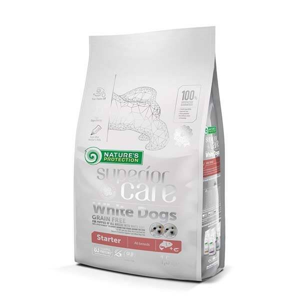 Nature's Protection Superior Care Tahılsız Somonlu Beyaz Yavru Köpek Maması 10+2 Kg - 1
