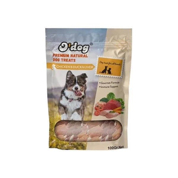 O Dog Tavuk, Ördek, Ciğerli Çubuk Köpek Ödülü 100 Gr - 1