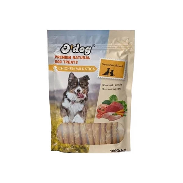 O Dog Tavuklu Süt Aromalı Çubuk Köpek Ödül Maması 100 Gr - 1