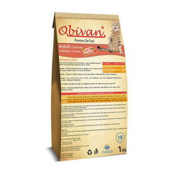 Obivan Tavuklu Kedi Maması 1 KG