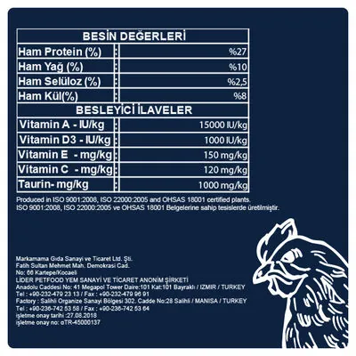 Obivan Tavuklu Yetişkin Kedi Maması 10kg - 3