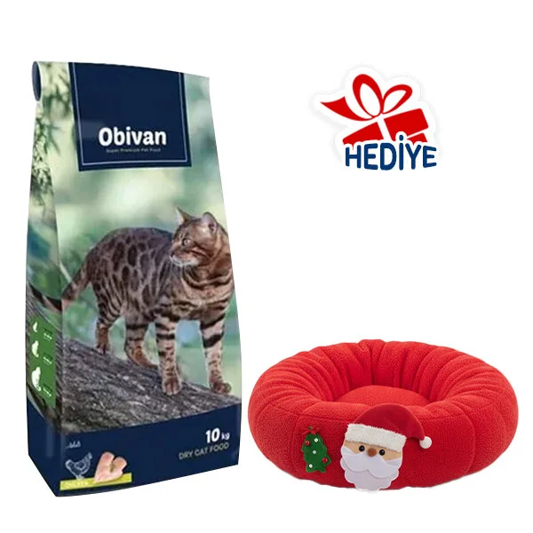 Obivan Tavuklu Yetişkin Kedi Maması 10kg - 1