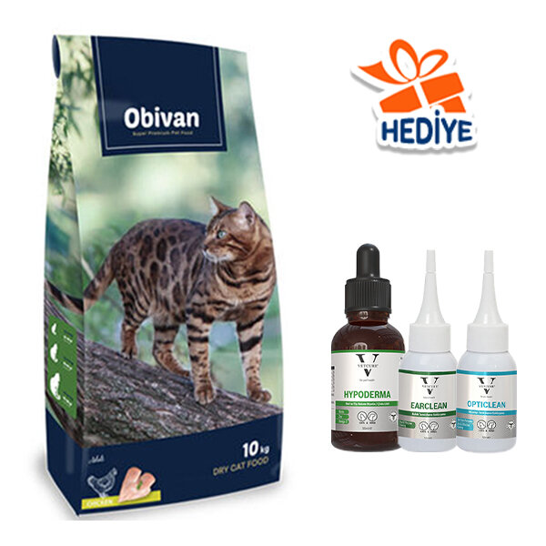 Obivan Tavuklu Yetişkin Kedi Maması 10kg - 1