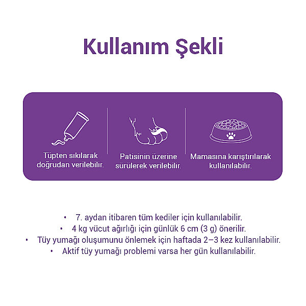 Obivan Premium Anti-Hairball Tüy Yumağı Önleyici Malt Kedi Macunu 100 gr - 3
