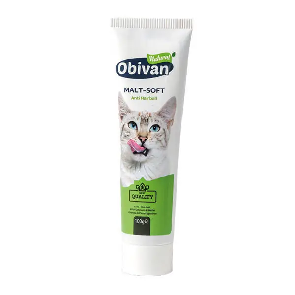 Obivan Natural Anti-Hairball Kedi Maltı 100 GR - 2
