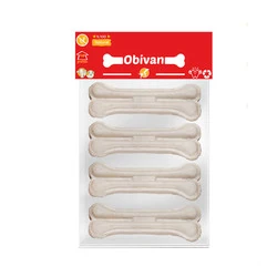 ​Obivan Beyaz Kemik Köpek Ödülü 25 GR 7 CM 4 Lü