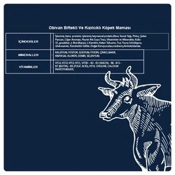 Obivan Biftekli ve Kızılcıklı Yetişkin Köpek Maması 15 Kg - 3