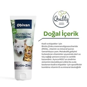 Obivan Biotin ve Çinko Katkılı Kedi Köpek Maltı 100 GR - 2