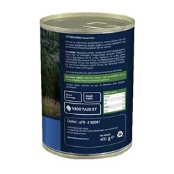 Obivan Düşük Tahıllı Somonlu Pirinçli Ezme Köpek Konservesi 400 Gr x 12 Adet - 2