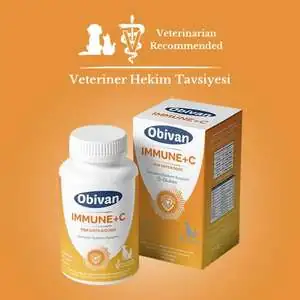 Obivan Immune C Kedi ve Köpekler İçin Bağışıklık Sistemi Desteği 75 Tablet - 3