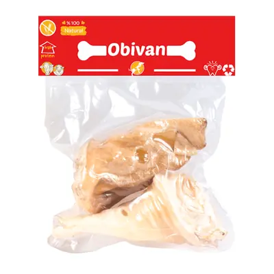 Obivan Kurutulmuş Beyaz Dana Kulak Köpek Ödülü 100 GR - 1