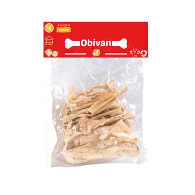Obivan Kurutulmuş Kuzu Kelle Derisi Köpek Ödülü 100 GR - 1