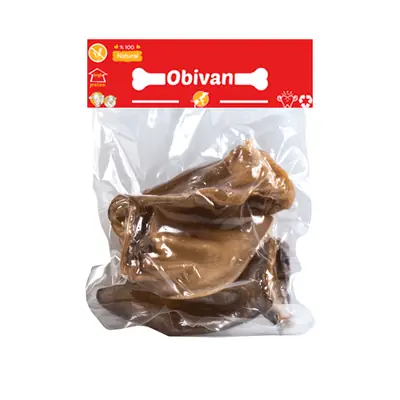 Obivan Kurutulmuş Naturel Dana Kulak Köpek Ödülü 100 GR - 1