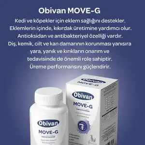 Obivan Move+G Glucosamine Kedi Ve Köpekler Için Eklem Ve Kas Desteği 75 Tablet - 2