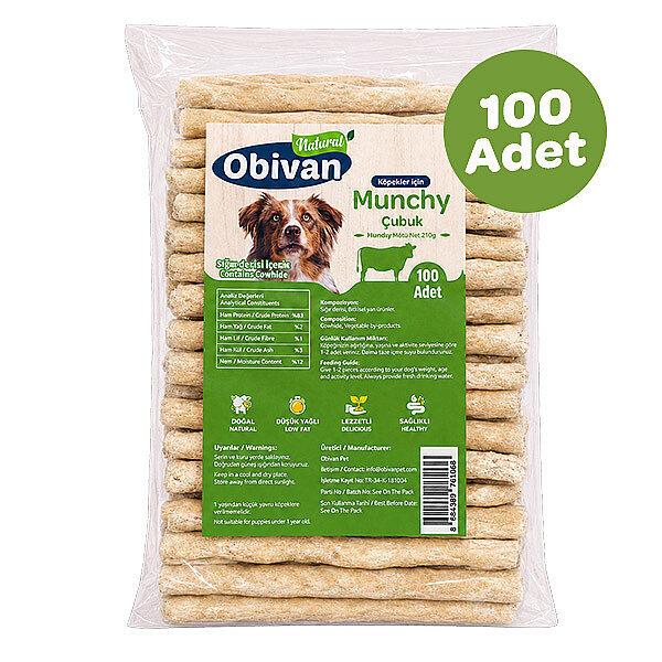 Obivan Munchy Çubuk 12 Cm 9 Gr 100 Adet