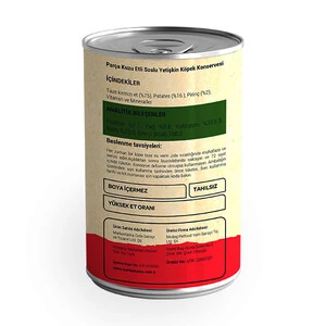 Obivan  Tahılsız Parça Kuzu Etli Soslu Köpek Konservesi 400 GR - 2