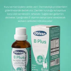 Obivan Tüy Sağlığını Destekleyici Kediler İçin Multivitamin Damla 50 ML - 3