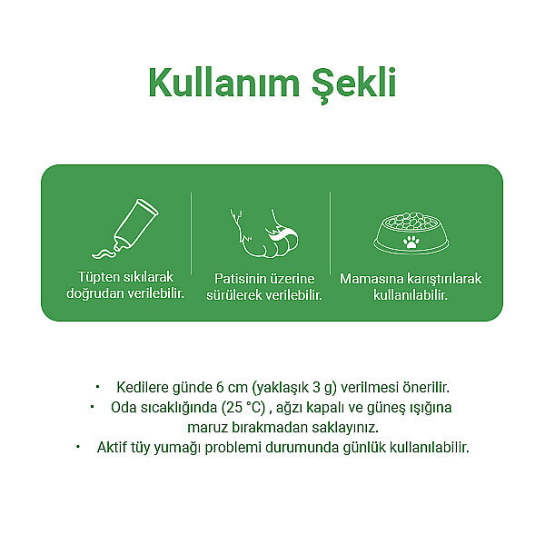 Obivan Premium Gastrointestinal Sindirim Sağlığı Destekleyici Malt Kedi Macunu 100 gr - 3