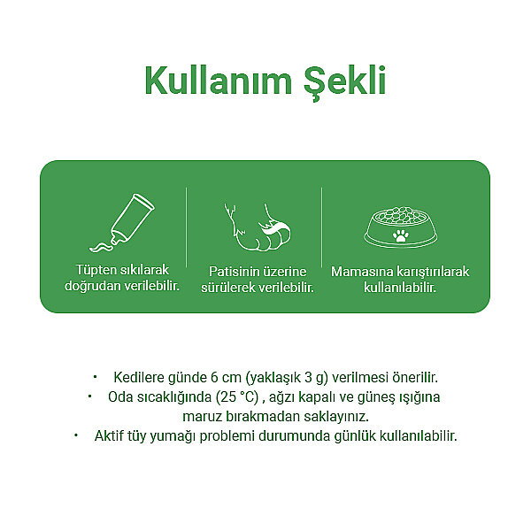 Obivan Premium Gastrointestinal Sindirim Sağlığı Destekleyici Malt Kedi Macunu 100 gr - 3