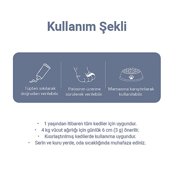 Obivan Premium Kısırlaştırılmış Kediler İçin Tüy Yumağı Önleyici Malt Kedi Macunu 100 gr - 3