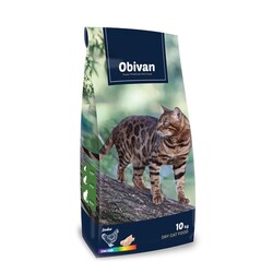 Obivan Rainbow Renkli Taneli Tavuklu Kedi Maması 10 KG
