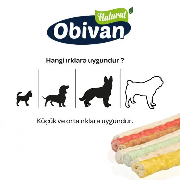 Obivan Renkli Munchy Çubuk 12 Cm 9 Gr 100 Adet - 4
