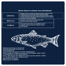 Obivan Kitten Somonlu ve Hamsili Yavru Kedi Maması 10kg - 3