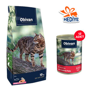 Obivan Kitten Somonlu ve Hamsili Yavru Kedi Maması 10kg