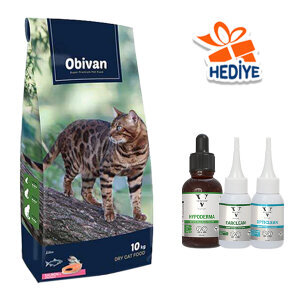 Obivan Kitten Somonlu ve Hamsili Yavru Kedi Maması 10kg